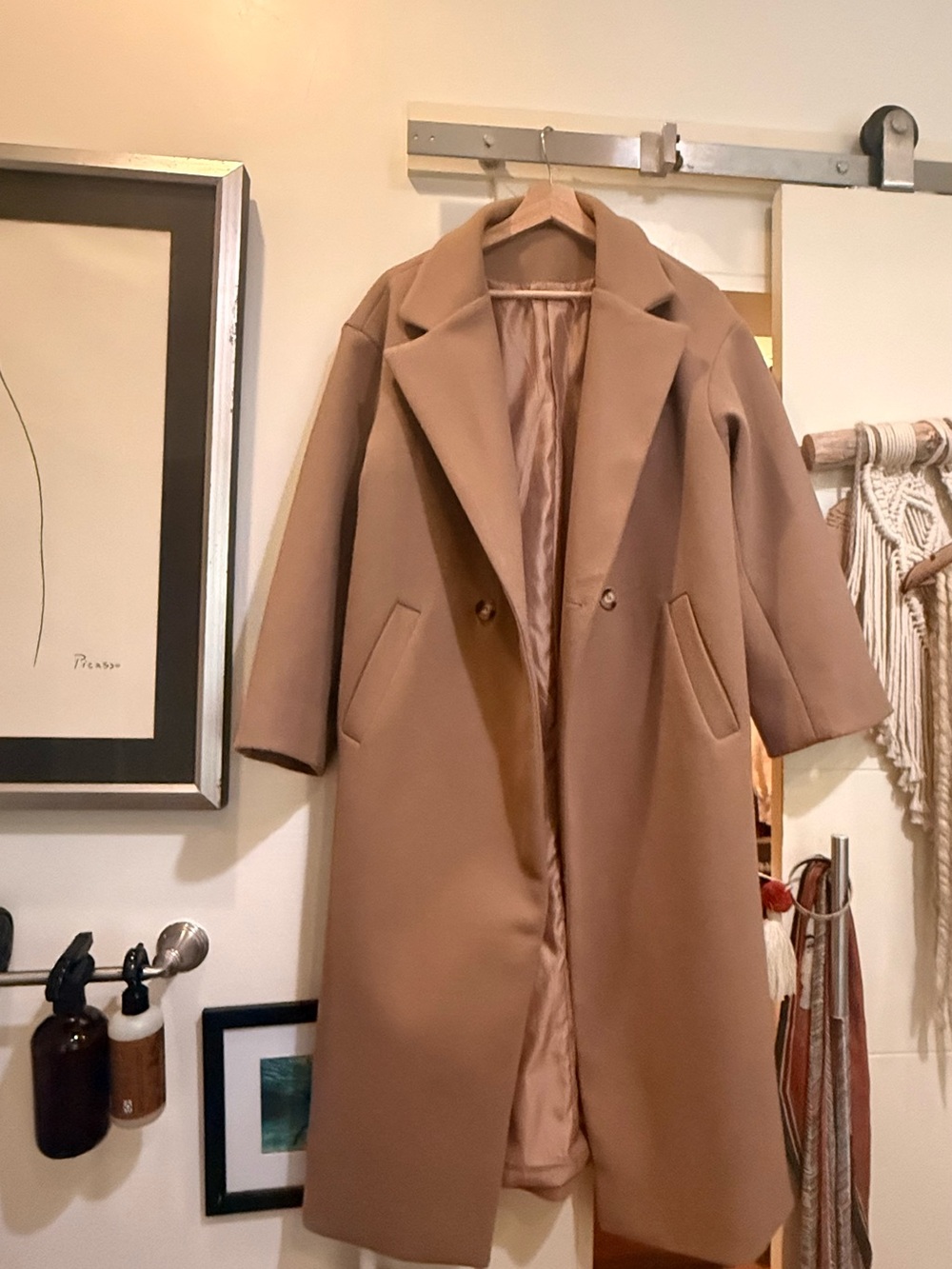 Oversized Long Pea Coat